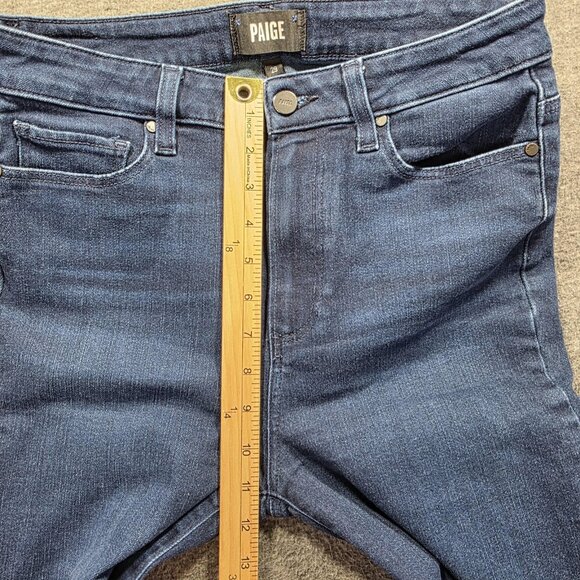 Paige Margot Ankle Jeans Womens 29 Blue High Rise Skinny Stretch Denim - Picture 9 of 10